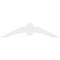 Ekena Millwork Archdale Architectural Grade PVC Gable Bracket, 60"W x 15"H x 2"D x 6"F, 6/12 Pitch GBP060X15X0206ARC00 - alternate 4
